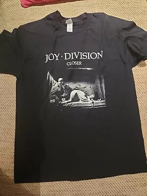 Buy Joy Division T Shirt Classic Closer Band Logo New Official Mens Black Size L • 13.99£