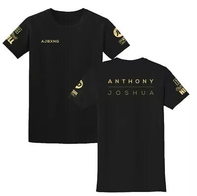Buy Anthony Joshua Black T-Shirt Coloured Print • 19.99£