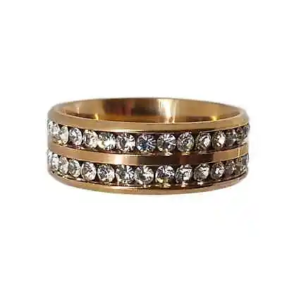 Buy Mens Ring Fashion Jewelry, Unisex Band, Jewelry, Band  Size 9 • 17.36£