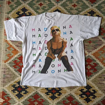 Buy Vintage Madonna 1992 Tour Tshirt 'Girlie Show' XL • 130£