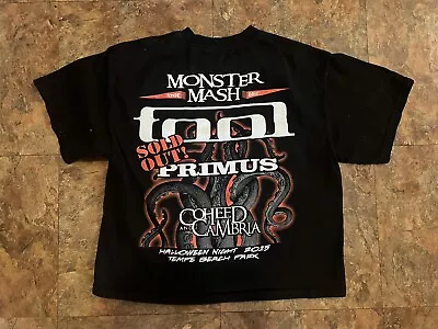 Buy RARE Kids Tool Band T Shirt Monster Mash 2015 Tempe AZ Primus Coheed & Cambria • 51.19£