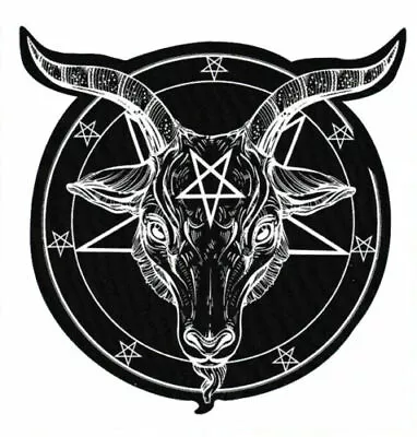 Buy Baphomet Vinyl Sticker Pentagram Satantic Occult Church Of Satan Goat Goth  • 2.95£