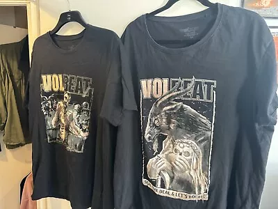 Buy 2x Volbeat T’shirts Size XXL • 18£