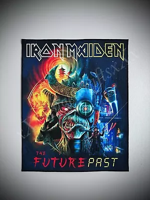 Buy LARGE SEW ON PRINTED BACK PATCH JACKET ~  IRON MAIDEN THE FUTURE PAST 11” X 14” • 48£