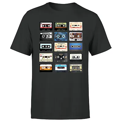Buy Music Classic Cassette Tape Mens T Shirt Musical Lovers Classic Tee Top • 11.99£