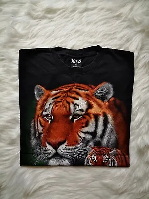 Buy Vintage 1980s / 90s Triple Tiger Single Stitch T-shirt Tiger King Joe Exotic  • 49.99£