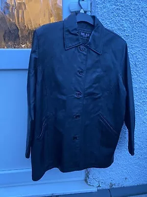 Buy Milan Men’s Black Leather Jacket Size 18. • 26.99£