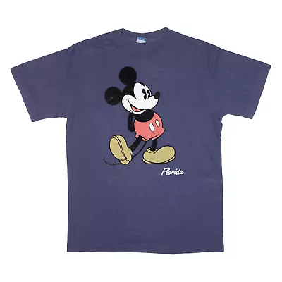 Buy DISNEY Mickey Mouse Mens T-Shirt Blue L • 10.99£