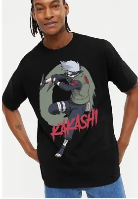 Buy Naruto Kakashi Fighting Poster 100% Official Merchandise Men's  Printed Tshirt • 17.99£