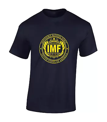 Buy Impossible Mission Force Mens T Shirt Funny Spy Secret Agent Classic Movie Film • 7.99£