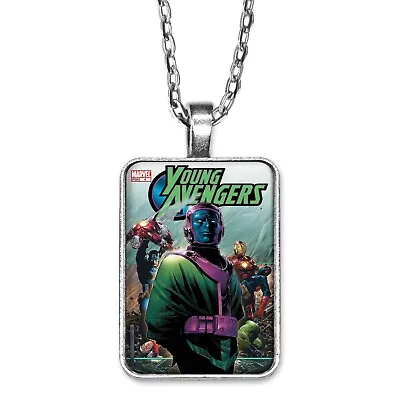 Buy Young Avengers #4 KANG Cover Key Ring Or Necklace Classic Marvel Comic Jewelry • 10.22£