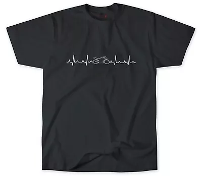 Buy Motorbike Pulse T-Shirt Heartbeat,Biker,Rider,Motorcycle, Bike Unisex Fit Tshirt • 7.99£