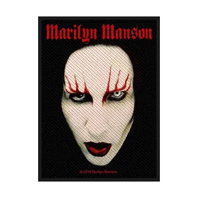 Buy Officially Licensed Marilyn Manson Sew On Patch Music Rock Patches M100 • 3.99£