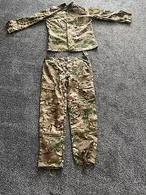 Buy Boys Camo Jacket And Trousers • 8£