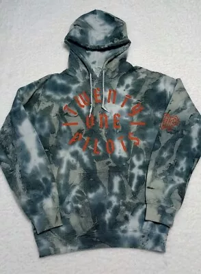 Buy Twenty One Pilots Hoodie Sweatshirt Unique Tie Dye Band Tour 21P TOP Band Size S • 20.41£