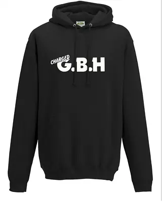 Buy Charged GBH- English Hardcore Punk Rock Band Men's Hoodie Top • 23.99£