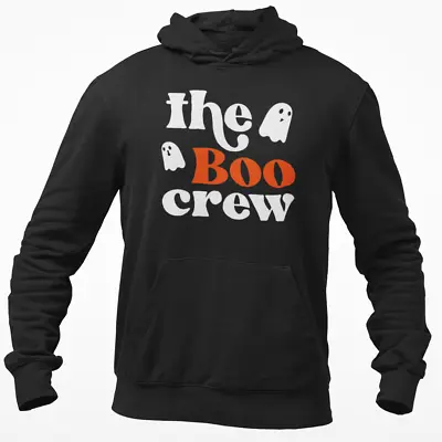 Buy The Boo Crew Hoodie Hooded Sweatshirt Halloween Funny Sassy Novelty Ghost Hoodie • 24.99£