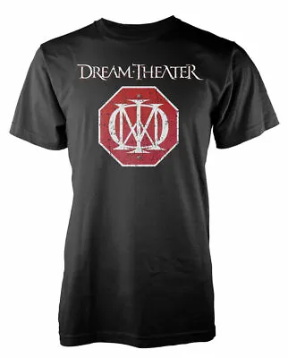 Buy Official Dream Theater T Shirt Red Logo Black Mens Classic Rock Tee NEW • 11.98£