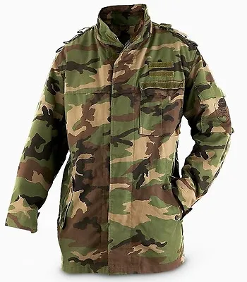 Buy Woodland Camo Combat Winter Parka Genuine Army Issue Military Jacket Coat  NEW • 29.99£