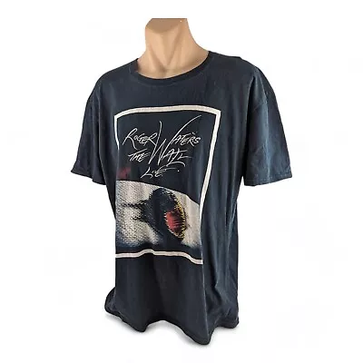 Buy Roger Waters The Wall Live 2012 World Tour Gildan Tag Black T-Shirt Tee Size XL • 18.97£