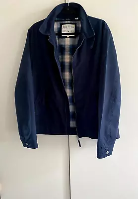 Buy Jack Wills - Mens Lovely Check-Lined Harrington Zip-Up Jacket/Size: Large/Used • 24£