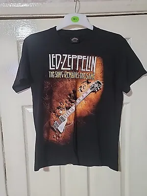 Buy Led Zeppelin The Song Remains The Same Tshirt Size M Rock@tees Double Sided  • 25£