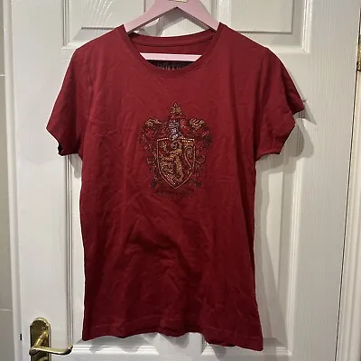 Buy Harry Potter Studios Sparkly Gryffindor T-shirt Large Limited Edition Print • 14.99£