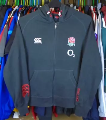Buy England Canterbury Rugby Hooded Tracksuit Jacket Top Small • 19.99£
