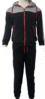 Buy Kids Contrast Patch Fleece Tracksuit Jogging Set Boys Girls Casual Wear 1 - 6 Y • 9.95£