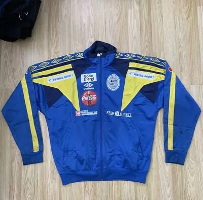 Buy Men's Vintage Umbro Track Jacket - Men's - Size L - Blue/ Yellow • 19.97£