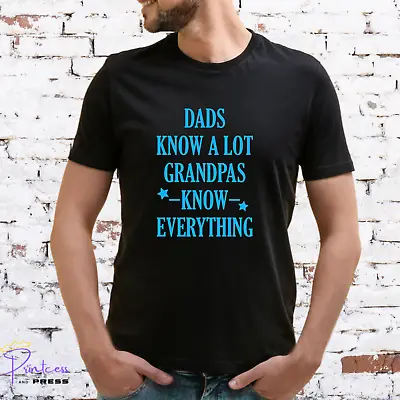 Buy GRANDPAS KNOW EVERYTHING T-SHIRT, Gift For Him, DAD, XMAS, Various Colour Prints • 13.99£