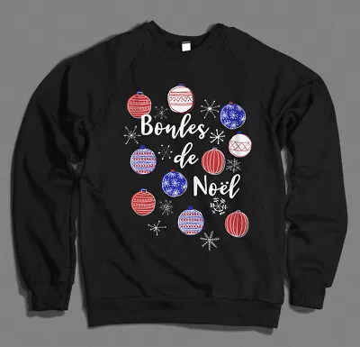 Buy French Balls Boules De Noel Mens Funny Ugly Christmas Sweater Xmas  • 24.99£
