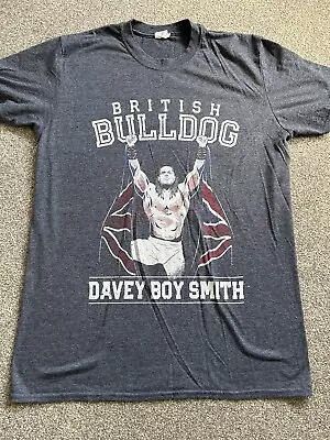 Buy WWE British Bulldog Wrestling T-Shirt - Size L • 10£