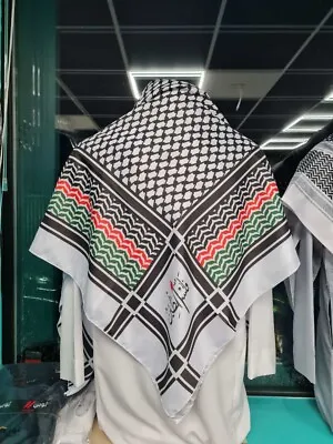 Buy Palestinain Flag Scarf Arab Palestine Mens Women Palestinian Head Neck Wrap • 9.99£