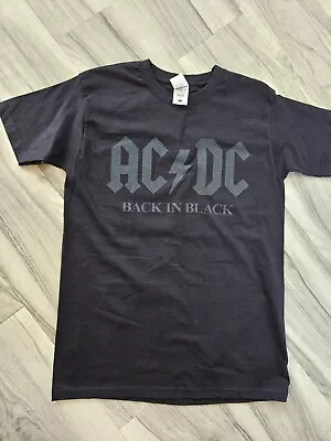 Buy AC/DC Tour Tshirt,  Back In Black , Back In Europe . Double Black. • 14.99£