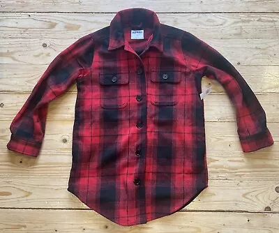 Buy Old Navy Mens Plaid Flannel Shacket, XS, Red, New With Tags • 20£