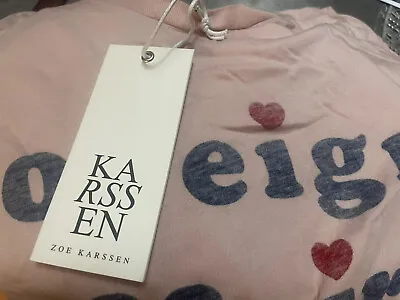Buy BNWT 100% Auth Zoe Karssen Ladies Oversized FOREIGN AFFAIRS T-shirt. S • 29£