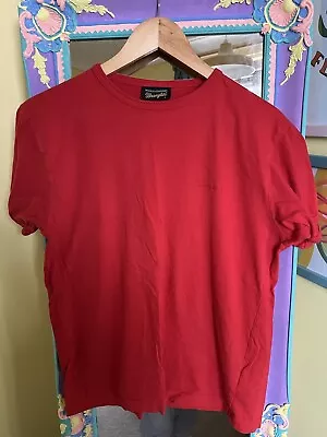 Buy Vintage Wrangler Red T-shirt Size Large • 2.99£