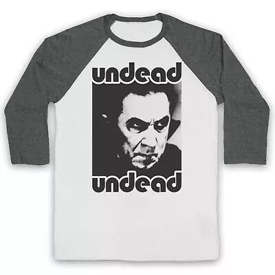 Buy Bauhaus Bela Lugosi Dead Undead Unofficial Post Punk 3/4 Sleeve Baseball Tee • 23.99£