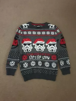 Buy TU Christmas Star Wars Boys Age 6 Years Jumper Great Clean Condition • 4.99£