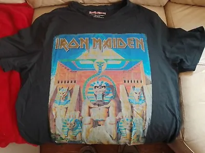 Buy Iron Maiden Black Powerslave T-shirt XL 23  • 15£