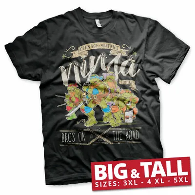 Buy Officially Licensed TMNT - Bros On The Road BIG & TALL 3XL,4XL,5XL Men's T-Shirt • 20.89£