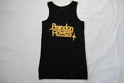 Buy Brandon Flowers Logo Ladies Skinny Vest T Shirt New Official The Killers Singer • 9.99£
