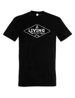 Buy Living In The Wild T-Shirt Bonfire Campfire Environmental Protection Camping • 22.74£