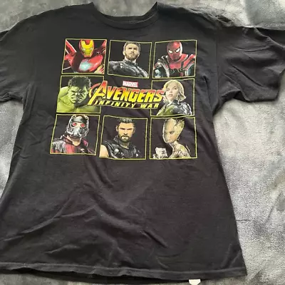 Buy Marvel Avengers Infinity War Movie T-Shirt Kids XL Captain America Ironman Hulk • 4.83£