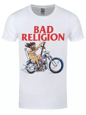 Buy Bad Religion American Jesus Mens White T-Shirt-Small (36  - 38 ) • 17.99£