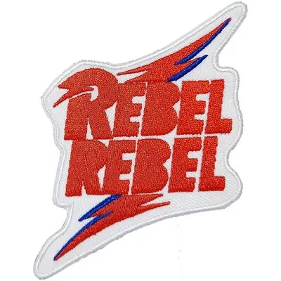 Buy DAVID BOWIE Iron-On Standard Patch: REBEL REBEL:bolt Official Lic Merch Fan Gift • 4.30£