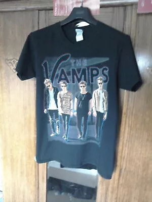 Buy The Vamps World Tour 2015 T Shirt Gildan Size Medium Used • 5.08£