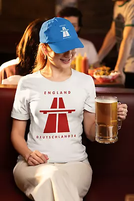 Buy England Germany 24 Football Euros Autobahn Kraftwerk Heavyweight Unisex T-Shirt • 21.99£