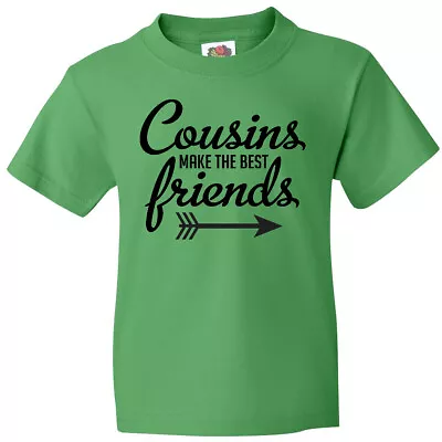 Buy Inktastic Cousins Make The Best Friends With Arrow Youth T-Shirt Reunion Famile • 11.83£